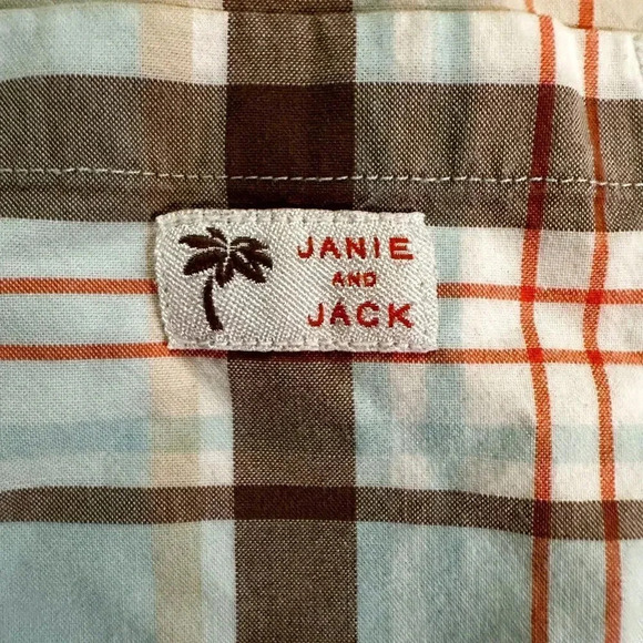 Janie & Jack | Plaid Infant Romper (18-24 mos) - Picture 5 of 6